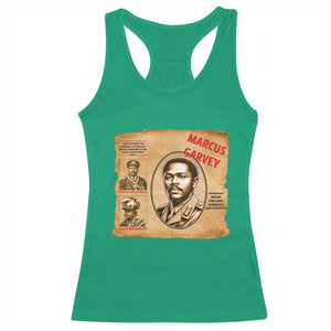 Marcus Garvey Racerback Tank Top First National Hero Of Jamaica Legacy TS12 Irish Green Print Your Wear