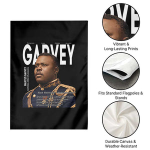 Vintage Black History Hero Marcus Garvey Garden Flag Black Pride TS12 Print Your Wear