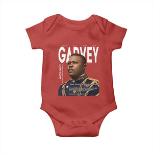 Vintage Black History Hero Marcus Garvey Baby Onesie Black Pride TS12 Red Print Your Wear