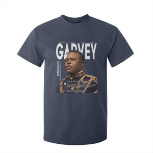 Vintage Black History Hero Marcus Garvey T Shirt For Kid Black Pride TS12 Navy Print Your Wear