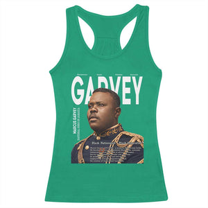 Vintage Black History Hero Marcus Garvey Racerback Tank Top Black Pride TS12 Irish Green Print Your Wear