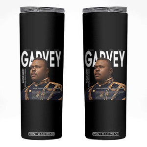 Vintage Black History Hero Marcus Garvey Skinny Tumbler Black Pride TS12 Black Print Your Wear