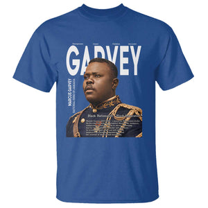 Vintage Black History Hero Marcus Garvey T Shirt Black Pride TS12 Royal Blue Print Your Wear