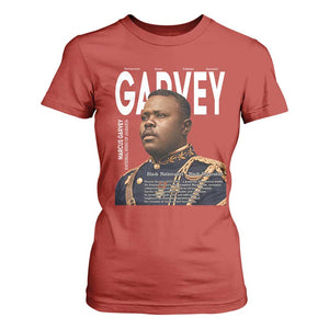 Vintage Black History Hero Marcus Garvey T Shirt For Women Black Pride TS12 Red Print Your Wear