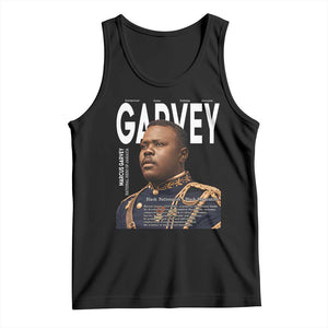 Vintage Black History Hero Marcus Garvey Tank Top Black Pride TS12 Black Print Your Wear