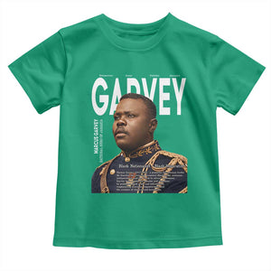 Vintage Black History Hero Marcus Garvey Toddler T Shirt Black Pride TS12 Irish Green Print Your Wear