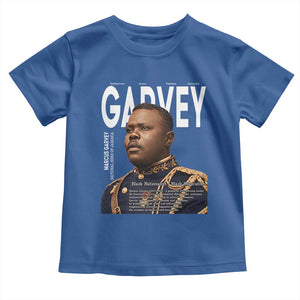 Vintage Black History Hero Marcus Garvey Toddler T Shirt Black Pride TS12 Royal Blue Print Your Wear