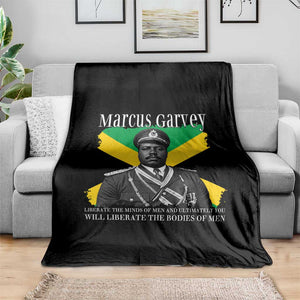 Marcus Garvey Liberation Quote Throw Blanket Liberate The Minds Of Men TS12 Print Your Wear