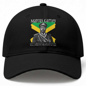 Marcus Garvey Liberation Quote Baseball Cap Liberate The Minds Of Men TS12 Print Your Wear