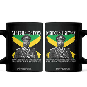 Marcus Garvey Liberation Quote Coffee Mug Liberate The Minds Of Men TS12 Black Print Your Wear