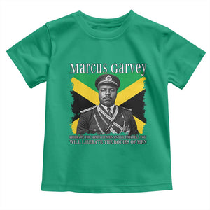 Marcus Garvey Liberation Quote Toddler T Shirt Liberate The Minds Of Men TS12 Irish Green Print Your Wear