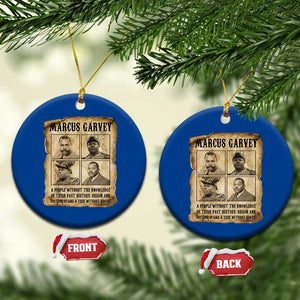 Vintage Marcus Garvey Quote Ceramic Ornament A People Without Knowledge Of Their Past TS12 1pc Blue Print Your Wear