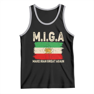 Make Iran Great Again Tank Top Iran 2026 Resistance TS12 Black Athletic Heather Print Your Wear