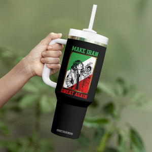 Make Iran Great Again Tumbler With Handle Patriotic Iranian Heritage Gift TS12 Print Your Wear