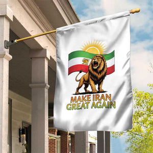 Patriotic Iranian Pride Gift Garden Flag Make Iran Great Again TS12 Print Your Wear