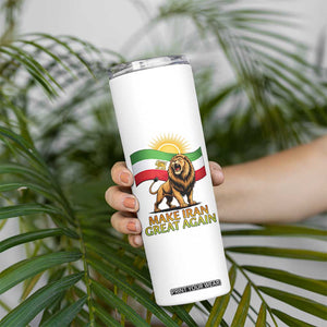 Patriotic Iranian Pride Gift Skinny Tumbler Make Iran Great Again TS12 Print Your Wear
