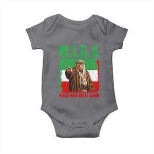 Make Iran Great Again Baby Onesie Free Iran Protest TS12 Charcoal Print Your Wear