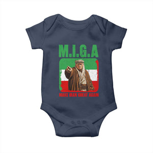 Make Iran Great Again Baby Onesie Free Iran Protest TS12 Navy Print Your Wear