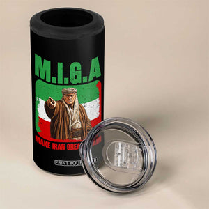 Make Iran Great Again 4 in 1 Can Cooler Tumbler Free Iran Protest TS12 Print Your Wear