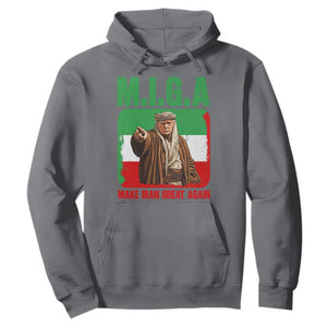 Make Iran Great Again Hoodie Free Iran Protest TS12 Charcoal Print Your Wear