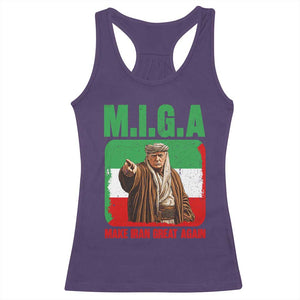 Make Iran Great Again Racerback Tank Top Free Iran Protest TS12 Purple Print Your Wear