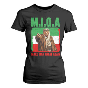 Make Iran Great Again T Shirt For Women Free Iran Protest TS12 Black Print Your Wear
