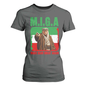 Make Iran Great Again T Shirt For Women Free Iran Protest TS12 Dark Heather Print Your Wear