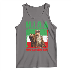 Make Iran Great Again Tank Top Free Iran Protest TS12 Deep Heather Print Your Wear
