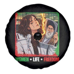 Woman Life Freedom Spare Tire Cover Free Iran Movement Gift For Iranian Women TS12 Print Your Wear