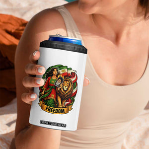 Woman Life Freedom 4 in 1 Can Cooler Tumbler Iranian Women Resistance Pride