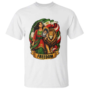 Woman Life Freedom T Shirt Iranian Women Resistance Pride TS12 White Print Your Wear