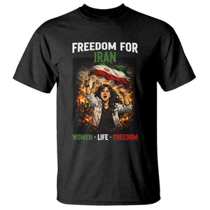 Iran Womens Protest T Shirt Freedom For Iran Resistance Movement TS12 Black Print Your Wear