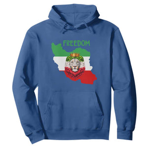 Freedom Iran Hoodie Patriotic Persian Lion Resistance Movement Gift TS12 Royal Blue Print Your Wear