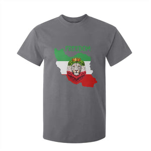 Freedom Iran T Shirt For Kid Patriotic Persian Lion Resistance Movement Gift TS12 Charcoal Print Your Wear
