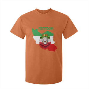Freedom Iran T Shirt For Kid Patriotic Persian Lion Resistance Movement Gift TS12 Orange Print Your Wear