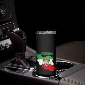 Freedom Iran Skinny Tumbler Patriotic Persian Lion Resistance Movement Gift TS12 Print Your Wear