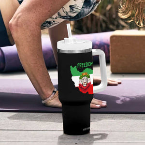 Freedom Iran Tumbler With Handle Patriotic Persian Lion Resistance Movement Gift TS12 Print Your Wear