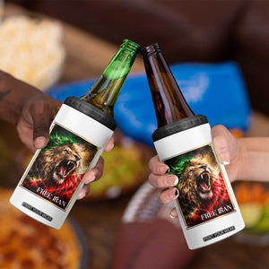 Free Iran Lion 4 in 1 Can Cooler Tumbler Freedom Resistance Solidarity Movement Gift TS12 Print Your Wear