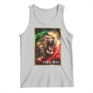 Free Iran Lion Tank Top Freedom Resistance Solidarity Movement Gift TS12 Ash Print Your Wear