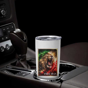 Free Iran Lion Tumbler Cup Freedom Resistance Solidarity Movement Gift TS12 Print Your Wear