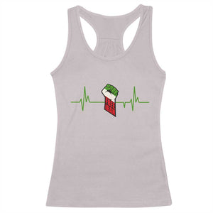 Free Iran Racerback Tank Top Patriotic Heartbeat Flag Movement Gift TS12 Ice Gray Print Your Wear