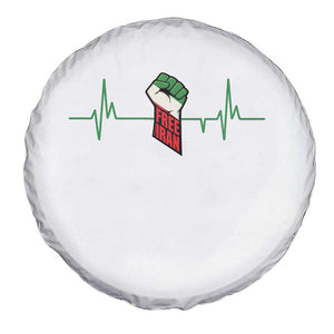 Free Iran Spare Tire Cover Patriotic Heartbeat Flag Movement Gift TS12 Print Your Wear