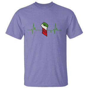 Free Iran T Shirt Patriotic Heartbeat Flag Movement Gift TS12 Violet Print Your Wear