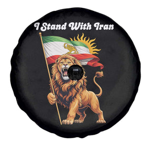 I Stand With Iran Spare Tire Cover Freedom Lion Patriotic Resistance Gift TS12 Print Your Wear