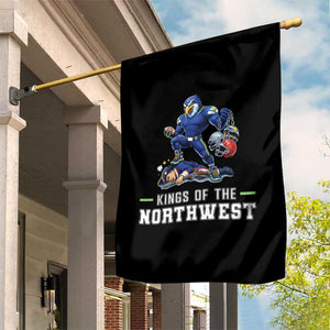 Kings Of The Northwest Garden Flag Funny Seattle Dominates New England TS12 Print Your Wear