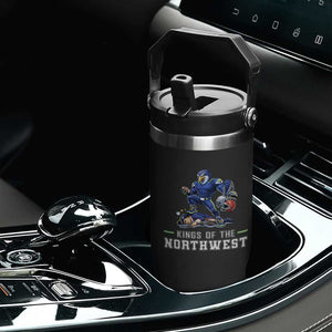 Kings Of The Northwest Flip Straw Tumbler Funny Seattle Dominates New England TS12 Print Your Wear