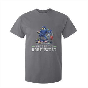 Kings Of The Northwest T Shirt For Kid Funny Seattle Dominates New England TS12 Charcoal Print Your Wear