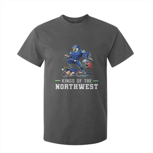 Kings Of The Northwest T Shirt For Kid Funny Seattle Dominates New England TS12 Dark Heather Print Your Wear