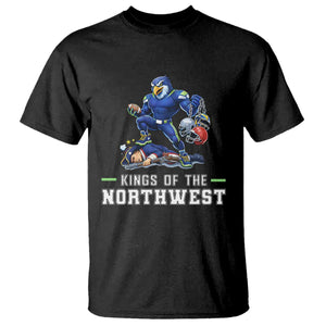 Kings Of The Northwest T Shirt Funny Seattle Dominates New England TS12 Black Print Your Wear