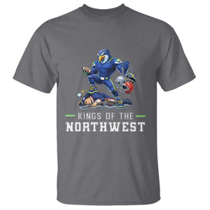 Kings Of The Northwest T Shirt Funny Seattle Dominates New England TS12 Charcoal Print Your Wear